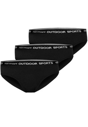 3ER PACK RWS MERINO WOLLE HIPSTER  ALBURY - Slip - schwarz