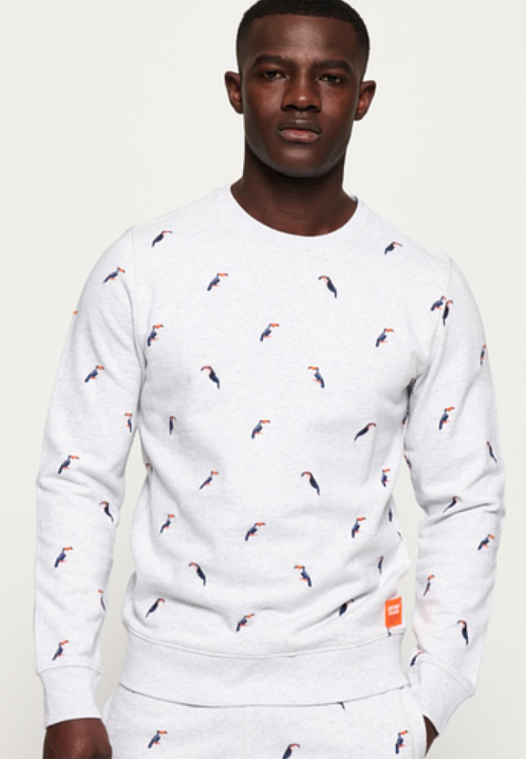 sweat mit durchgehender superdry sweat mit durchgehender superdry