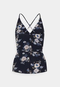 VILA VIMESA STRAP WRAP - Top - navy blazer