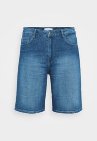 CARSONNY WIDE - Farmer rövidnadrágok - dark blue denim