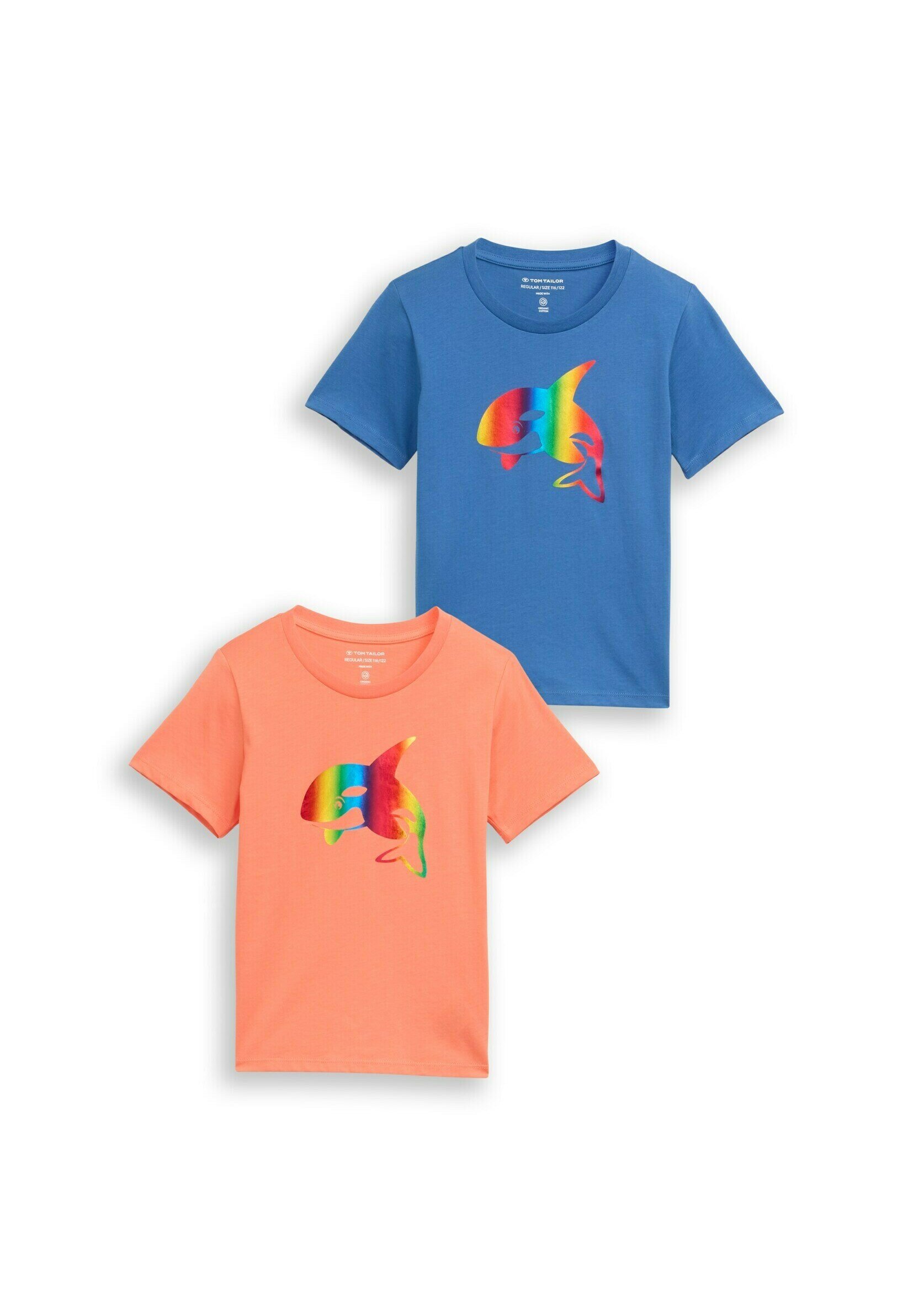 TOM TAILOR T-Shirt Manica Corta Per Bambini E Ragazzi - Casual Sostenibile, Vestibilità Comoda, Vari Colori
