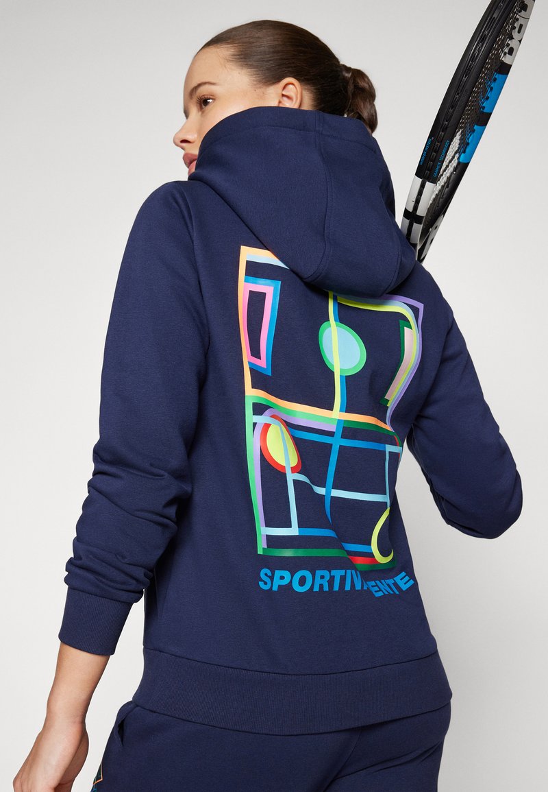 Lotto HOODED SWEATSHIRT HERITAGE Jersey con capucha peacock