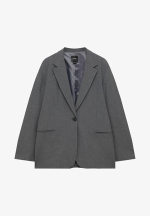 DOUBLE-BUTTONED - Blazer - light grey