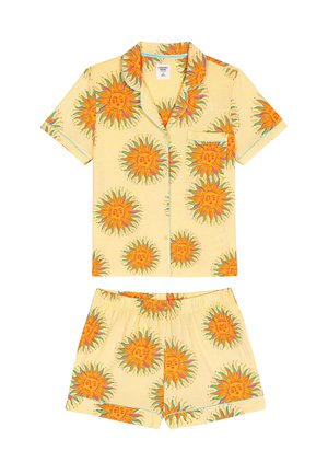Chelsea Peers, SUN PRINT SET - Yöasusetti - yellow