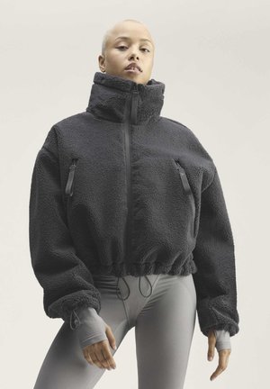 adidas by Stella McCartney, ADIDAS BY STELLA MCCARTNEY FULL-ZIP WINTER FLEECE - Суитшърт с цип - carbon