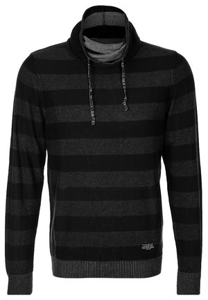 Strickpullover - black