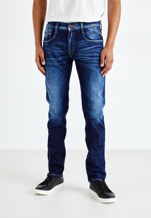 ANBASS PANTS - Jean slim - dark blue