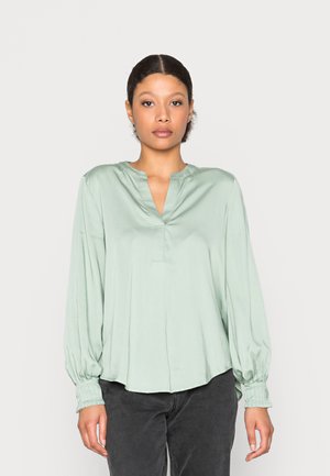 BLOUSE WITH CUFF DETAIL - Camicetta - gleam jade green