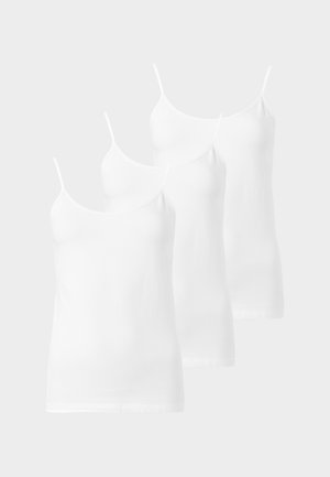 FITTED CAMI 3 PACK - Débardeur - white
