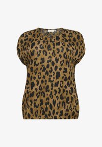 Unselected, brown leopard print