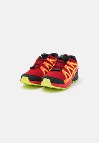 Salomon SPEEDCROSS WATERPROOF UNISEX - Scarpa da hiking - red dahlia/red orange/sharp green