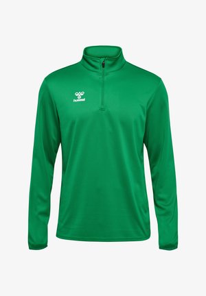 Hummel, ESSENTIAL HALF ZIP - Longsleeve - jelly bean