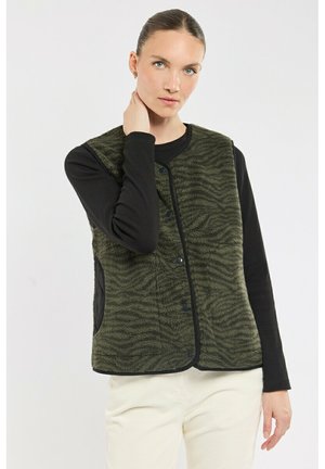 VESTE POLAIRE SANS MANCHE MEDINA - Veste sans manches - imprime vert foret