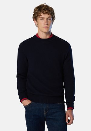 Strickpullover - navy blue