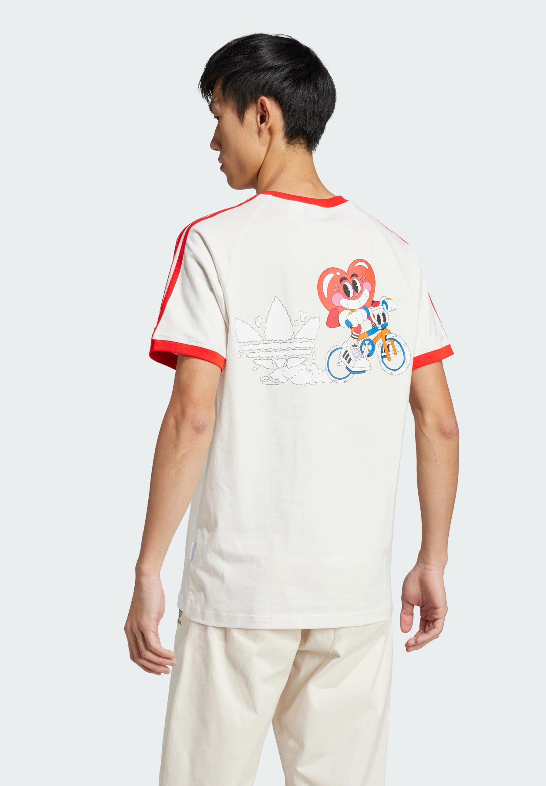 adidas｜ Originals CALI TEE プリント半袖Tシャツ adidas Originals CALI TEE UNISEX - Print T-shirt - cloud