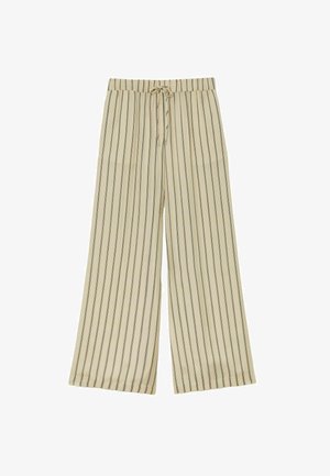 Reiss, REGULAR FIT - MINNIE STRIPED WIDE-LEG TROUSERS - Püksid - neutral navy