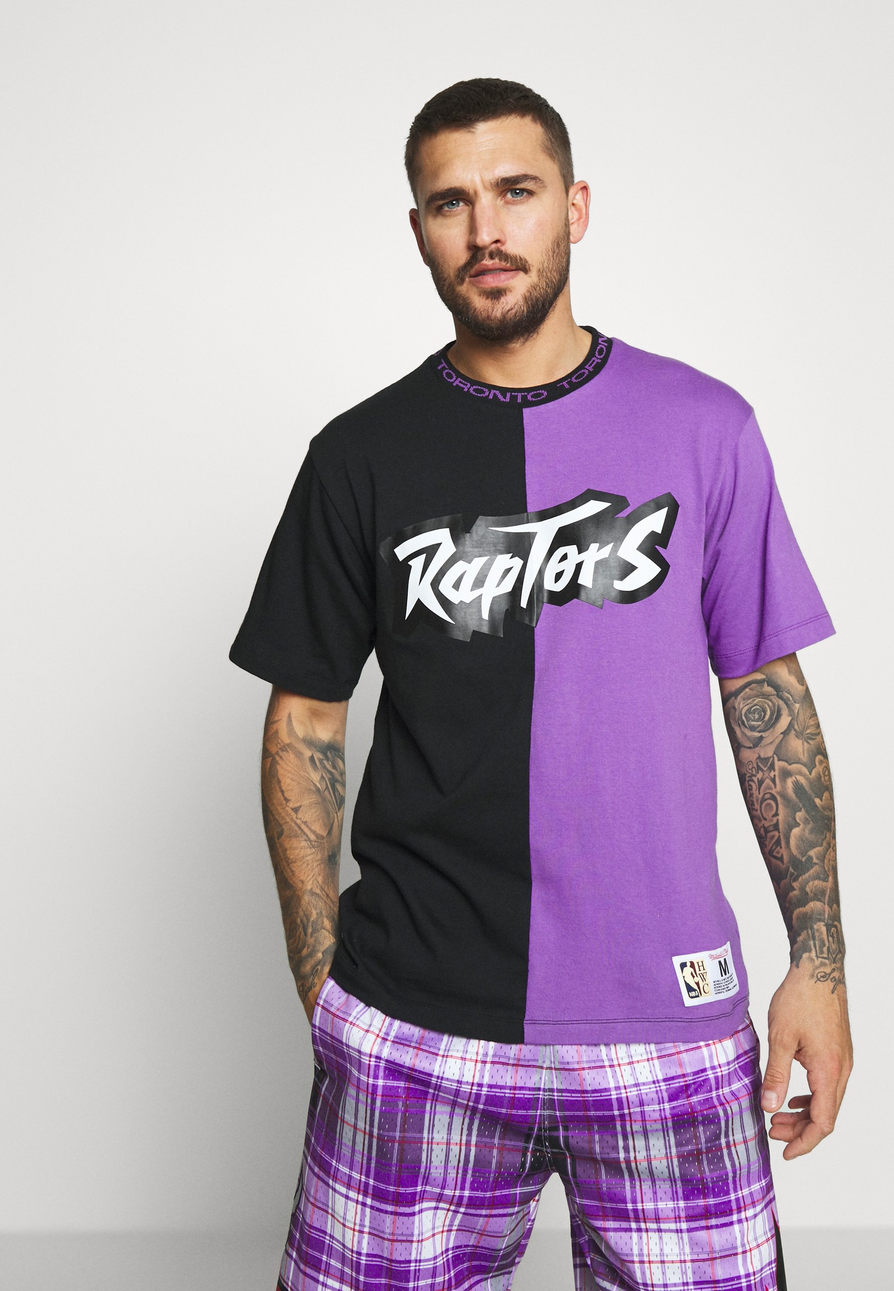 mitchell and ness split shirt