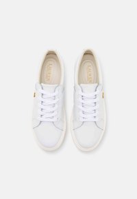 Lauren Ralph Lauren JANSON II ACTION LEATHER SNEAKER - Trainers - real white