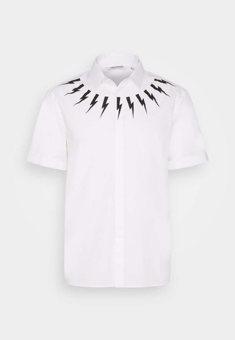 Herren Bekleidung | Neil Barrett BOLT NECK SHORT SLEEVE SHIRT UNISEX Hemdbluse white/black/weiß - EW48955 Herren Bekleidung | Neil Barrett BOLT NECK SHORT SLEEVE SHIRT UNISEX Hemdbluse white/black/weiß - EW48955