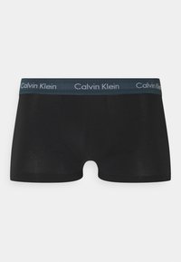 Calvin Klein Underwear LOW RISE TRUNK STRETCH 3 PACK - Cuecas boxer - hemisphere/direct green/blue