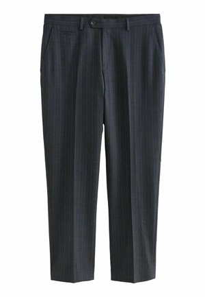 Next TAILORED FIT STRIPE REGULAR FIT - Puvunhousut - navy blue