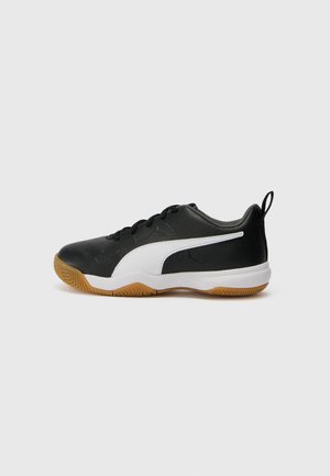 TENAZ JR - Treningssko - black/white/iron-coloured/gum