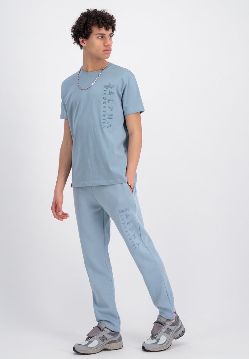 alpha industries T-shirt print blauwgrijs