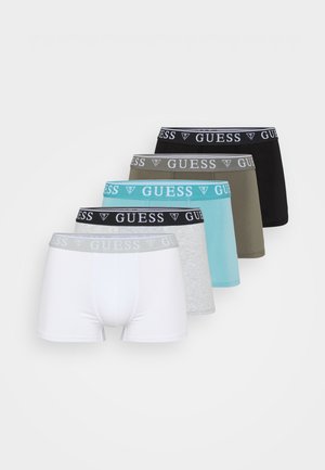 TRUNK 5 PACK - Úzké boxerky - black/white/grey/lava