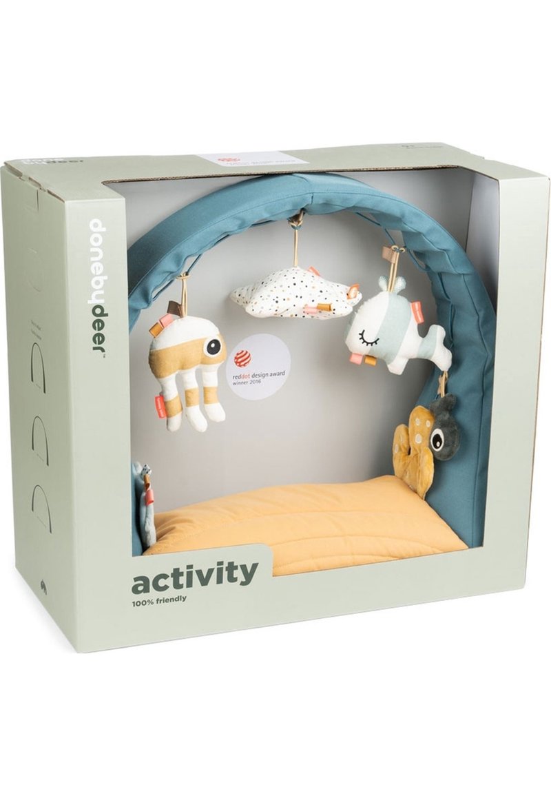 Done By Deer ACTIVITY GYM WITH PLAY MAT SEA FRIENDS COLOUR MIX