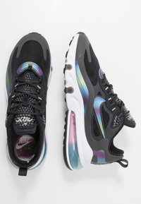 Nike Sportswear Air Max 270 React Baskets Basses Dark Smoke Grey Multicolor Black White Metallic Silver Anthracite Zalando Fr