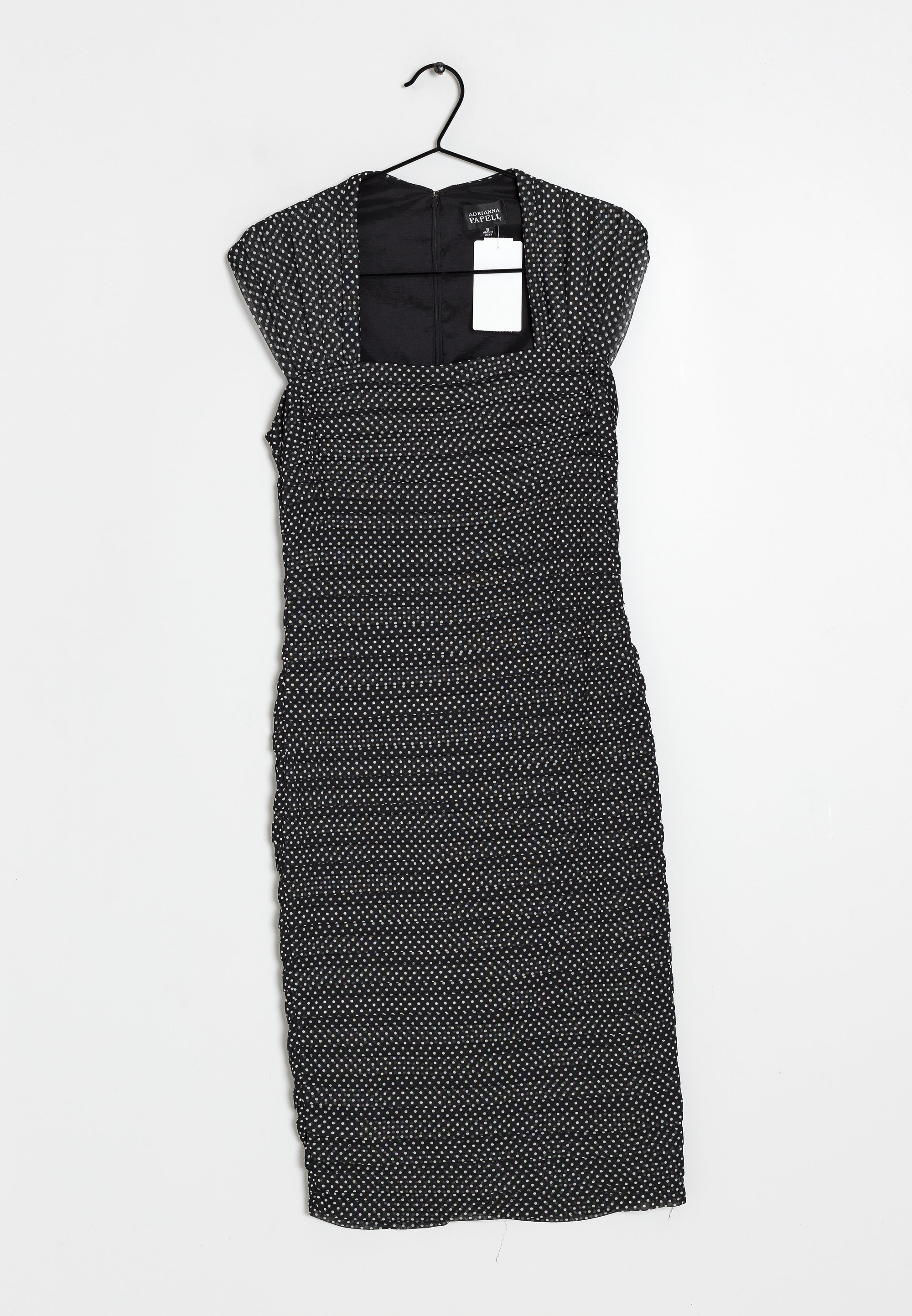 Adrianna Papell Shift dress black/white/black (Pre-owned