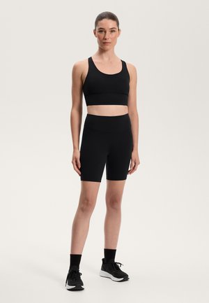 OYSHO COMFORTLUX HIGH-RISE BIKER - Pajkice - black