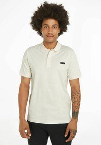Calvin Klein BUTTON - Polo - weiß