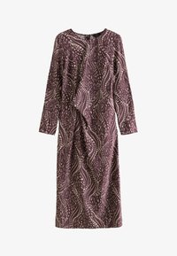 Sélectionné, berry red animal print