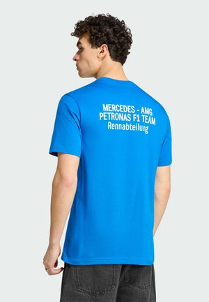 adidas Performance, T-shirt con stampa - blue bird white