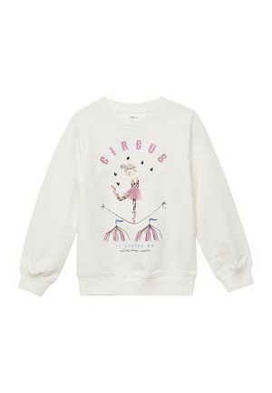 AVEC MOTIF - Sweatshirt - ecru