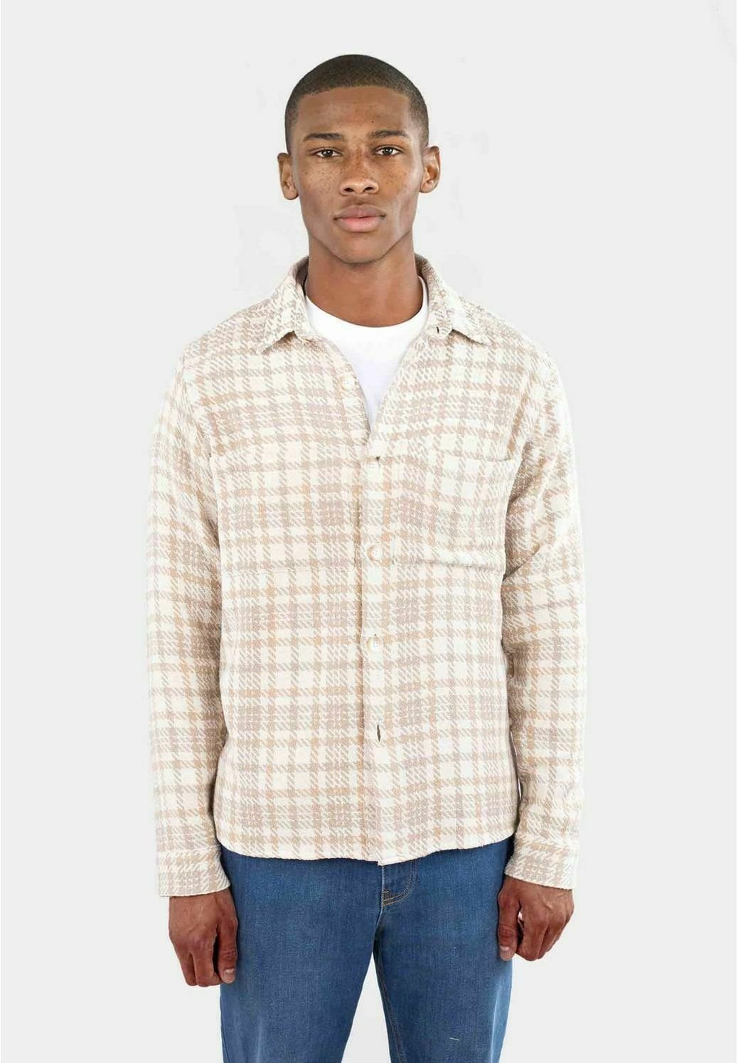 CISZERE MICAH CHECKED Camicia beige