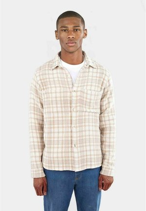MICAH CHECKED - Hemd - beige