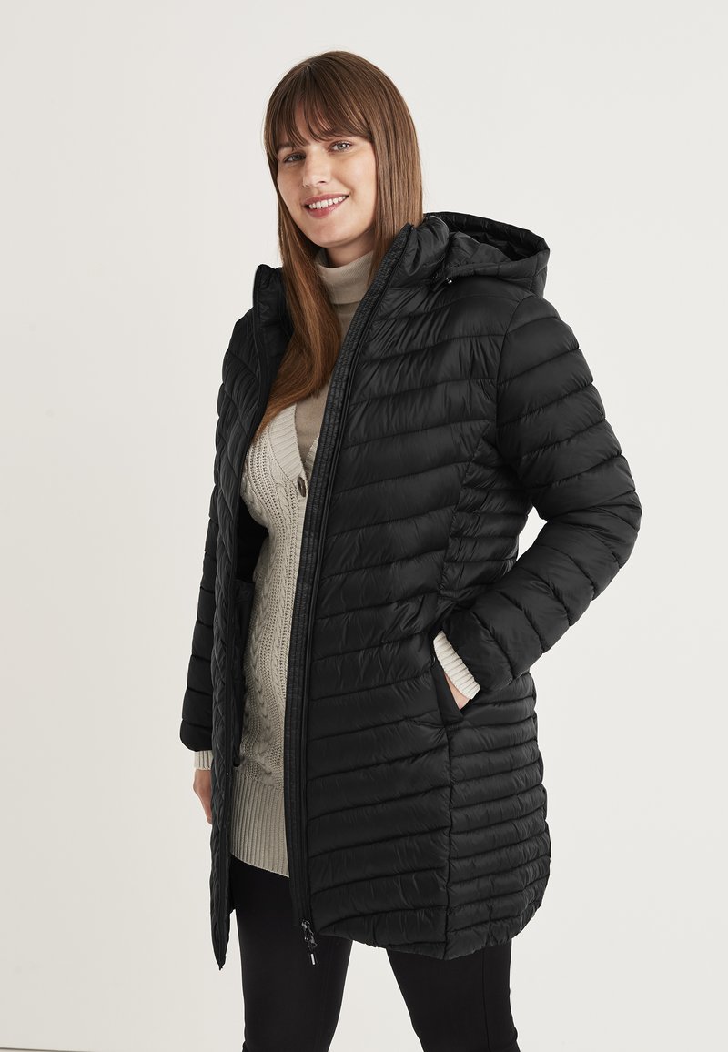 Cellbes of Sweden QUILTED LIGHTWEIGHT - Vinterkappa /-rock - black