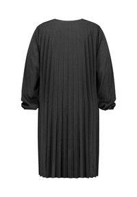 Samoon SOFTES PLISSEE IN A-LINIE - Freizeitkleid - black