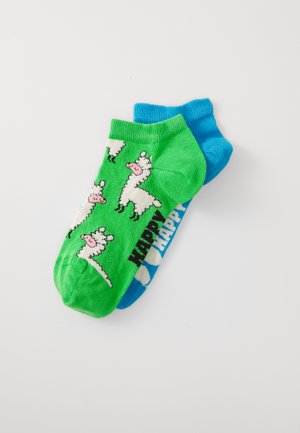 CLOUDY & LLAMA LOW SOCKS UNISEX 2 PACK - Socks - multi