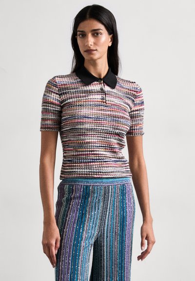 Missoni Pólóing - multicolor/red/pink/blu