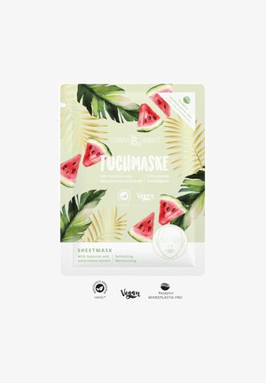 Chiara Ambra, CHIARA AMBRA® ERFRISCHENDE TUCHMASKE MIT WASSERMELONEN-EXTRAKT - - Face mask - hellgrün