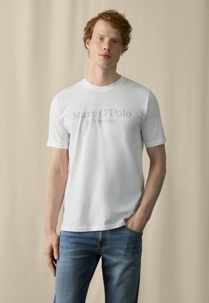 Marc O'Polo SHORT SLEEVE - Print T-shirt - white