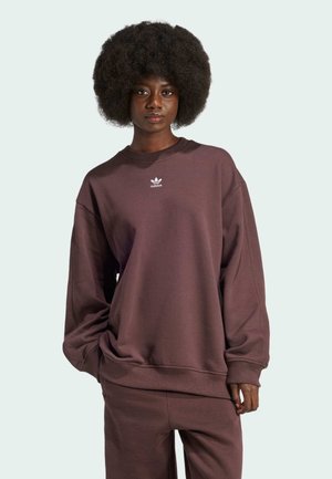 ESSENTIALS OVERSIZED - Mikina - shadow brown