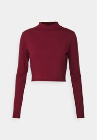 YOGA STUDIO - Pikkade varrukatega topp - shadow red