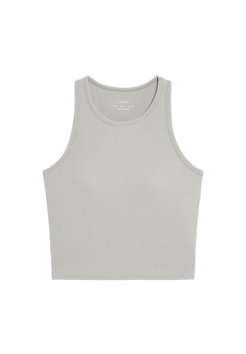 OYSHO Top lichtgrijs OYSHO Top lichtgrijs