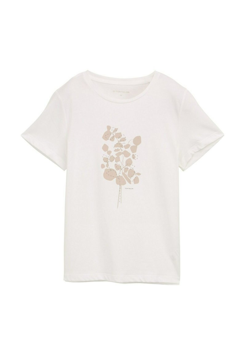 Tom Tailor T-shirt print wit Tom Tailor T-shirt print wit