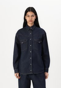 LOIS Jeans THE RAFAEL NOAD GOODSTUFF - Blúzka so zapínaním na gombíky - dark blue