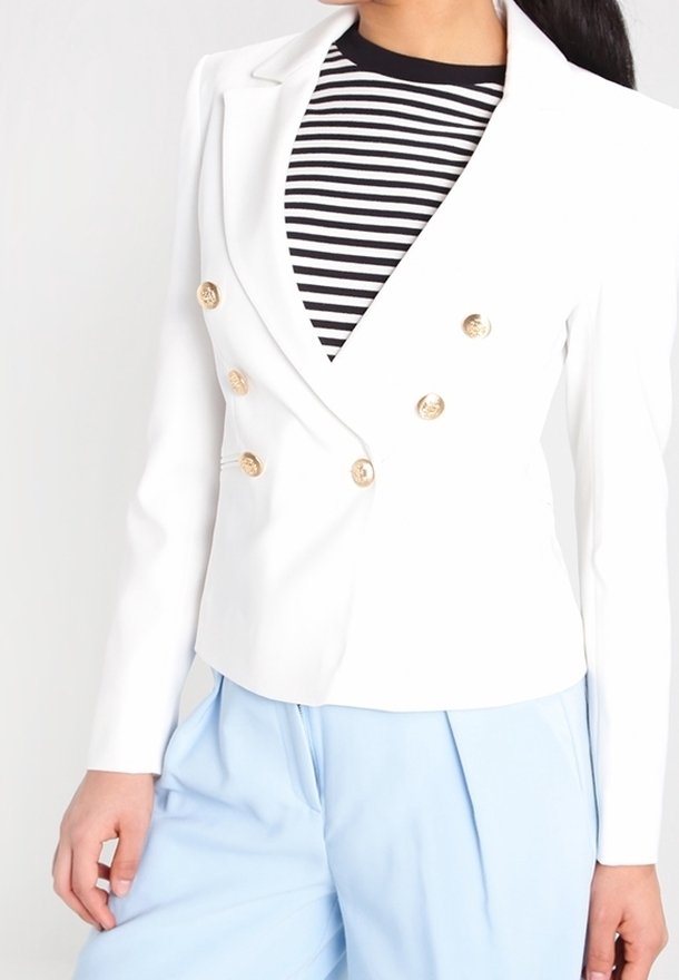 Blazer Blanc Clouté Miss Selfridge Taille 10 - Porté Deux Fois, Très Bon état